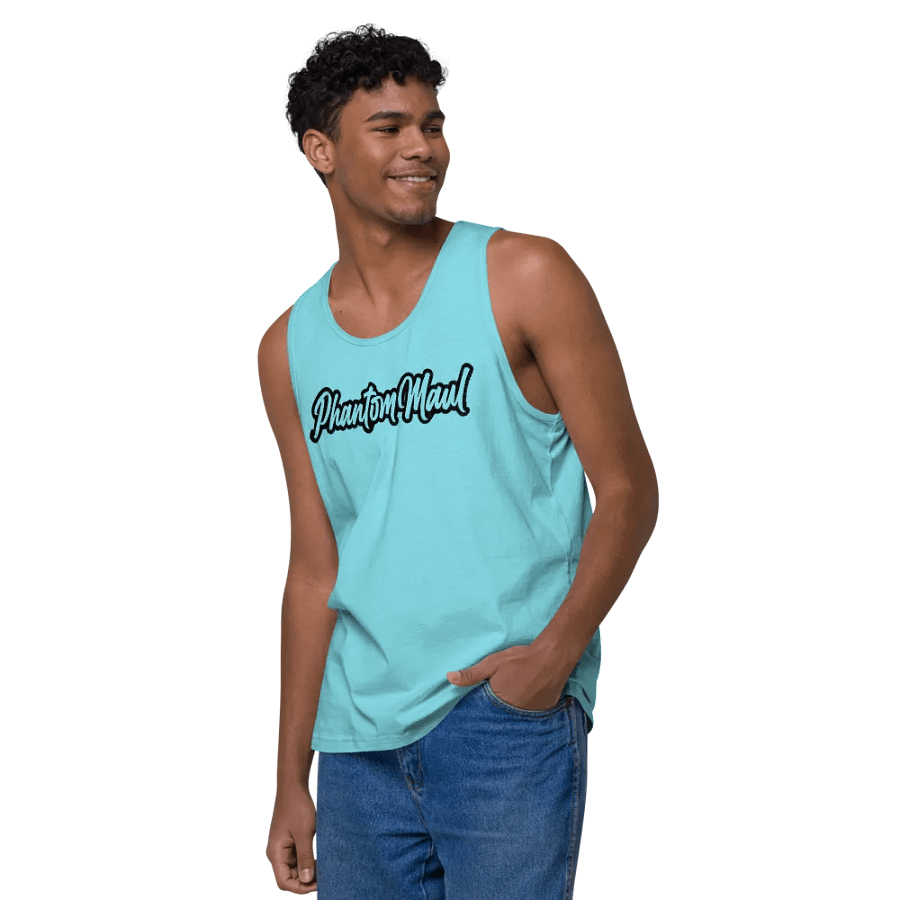 Black 'PhantomMaul' Men's Tank Top product image (96)