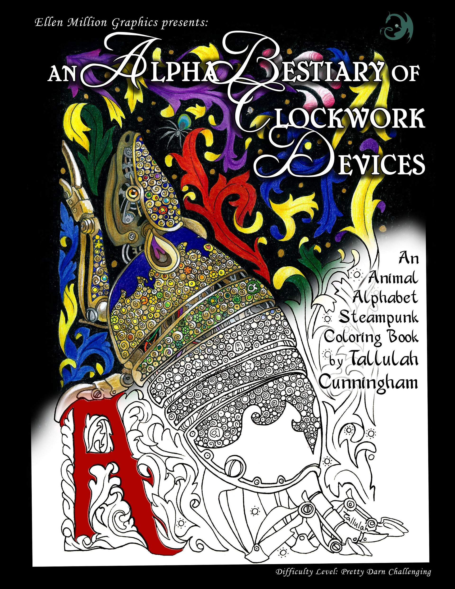 An Animal Alphabet Steampunk Coloring Book product image (1)