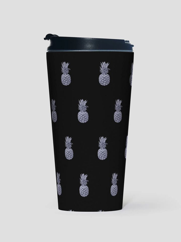 Monochrome Pineapple Stainless Steel Small Travel Mug product image (2)