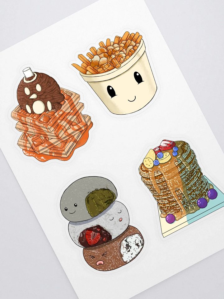 Food themed sticker sheet (1st batch) product image (1)