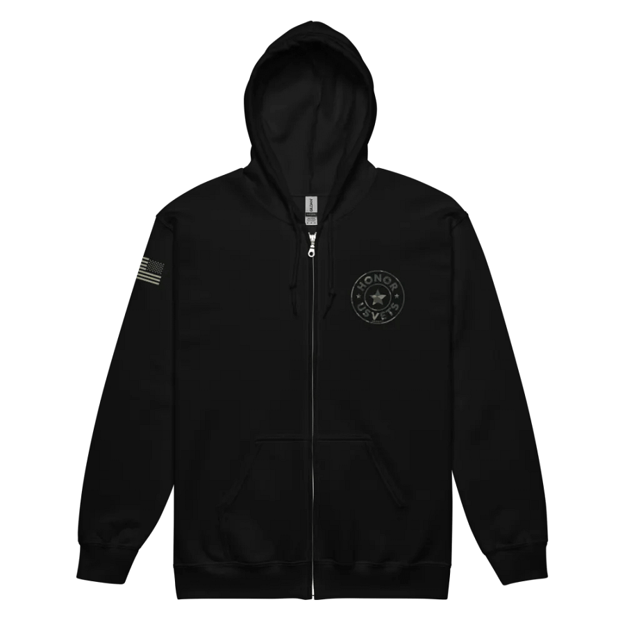 HONORUSVETS Star Zip Up Hoodie product image (2)