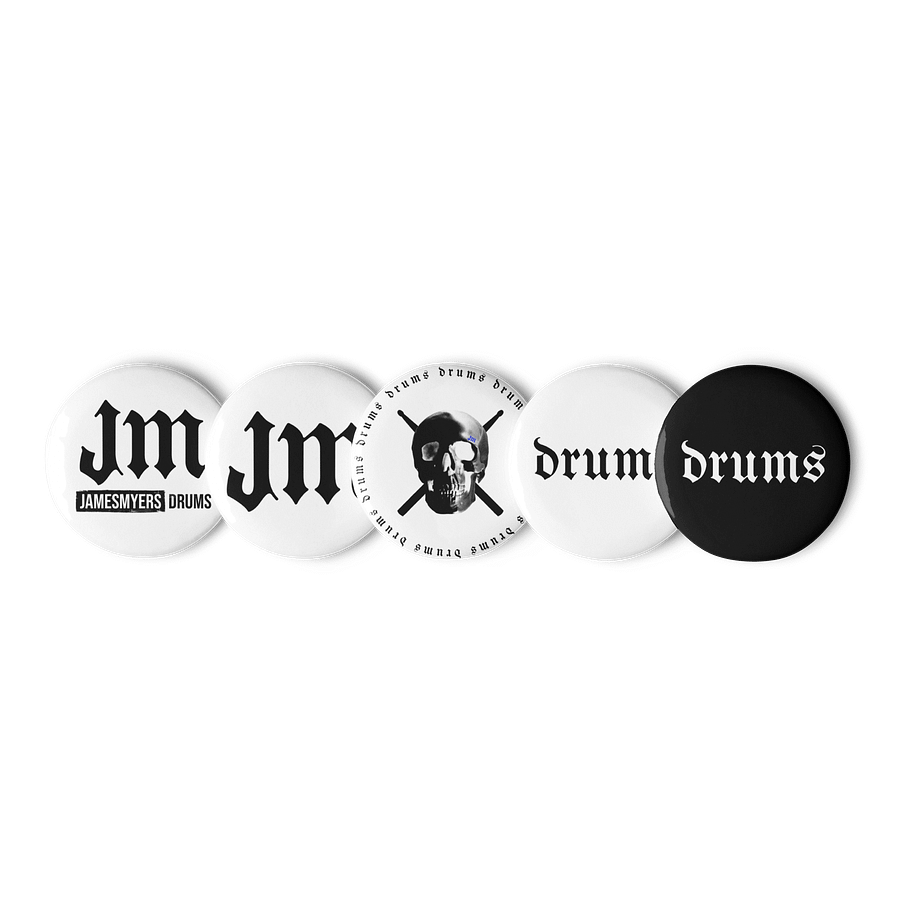 JM - The Beginning - Drums Button Pack product image (2)