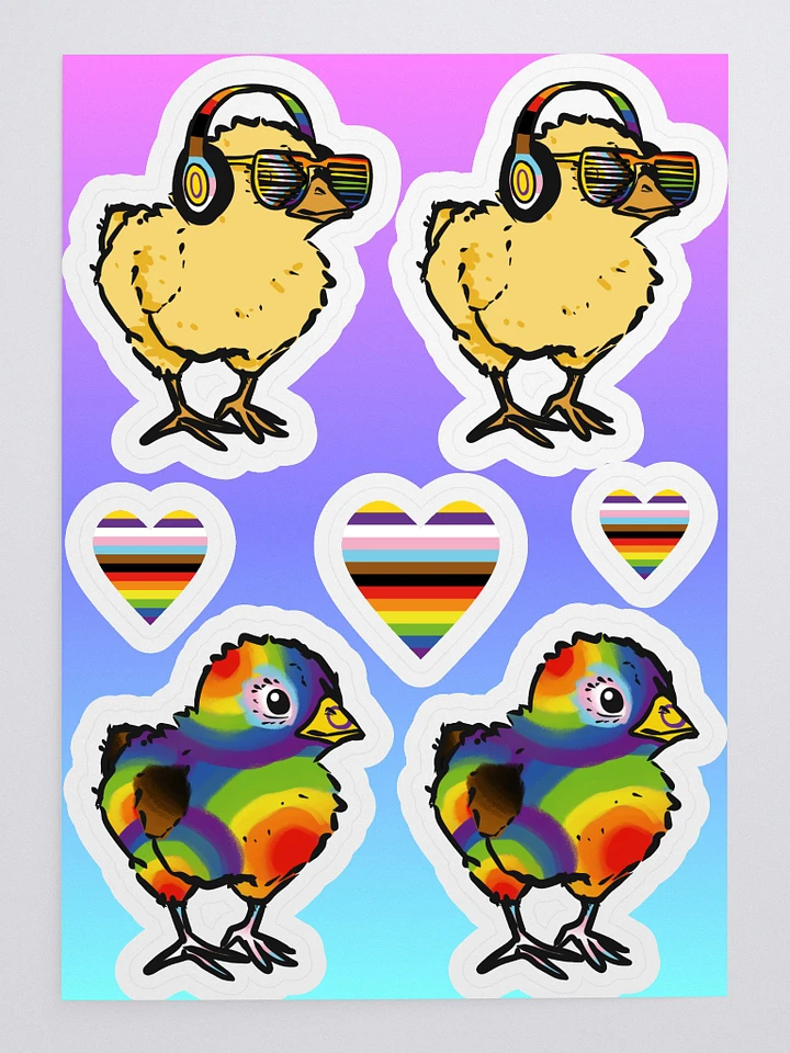 Peep Our Pride sticker sheet product image (1)