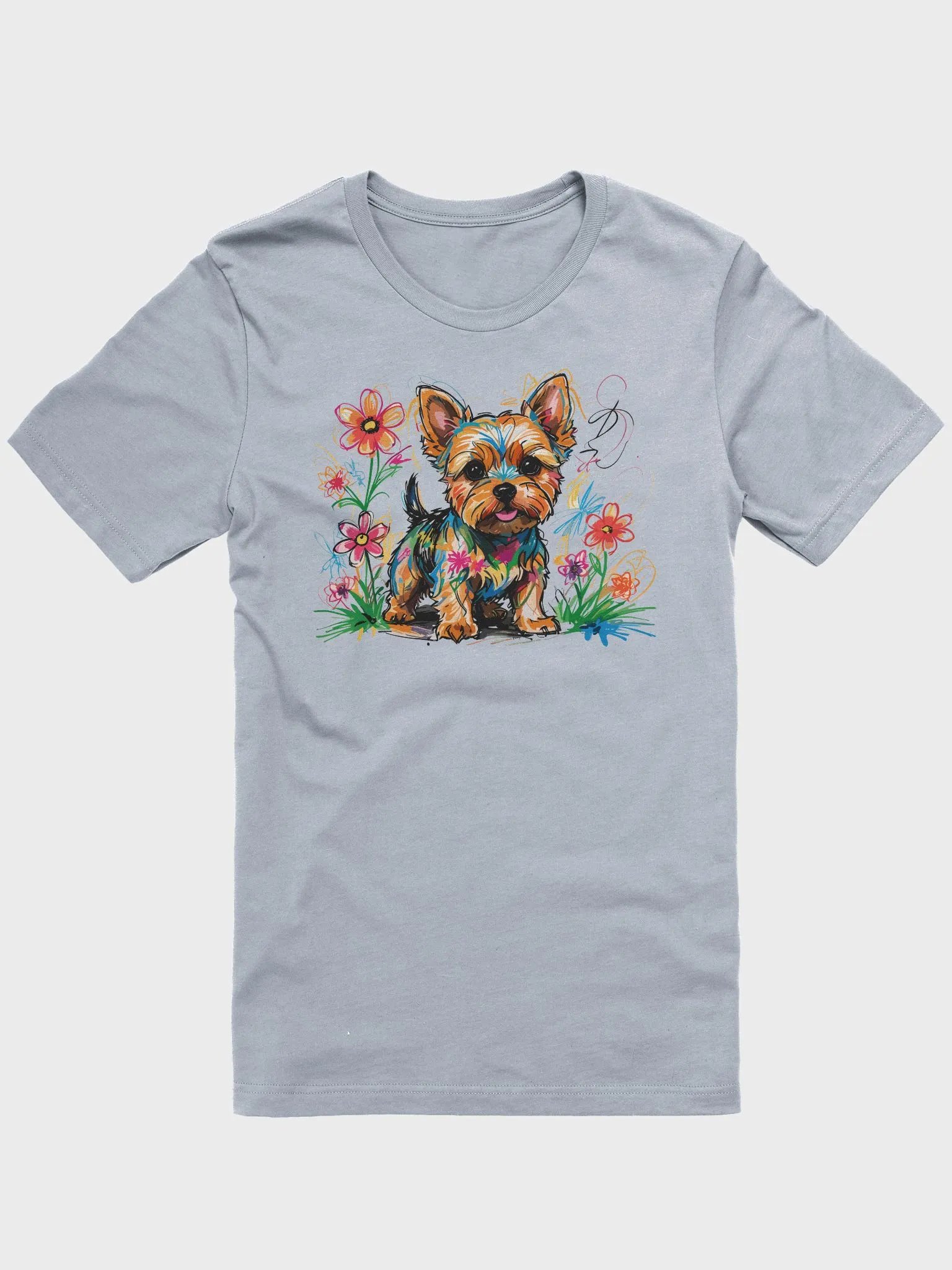 Scribbles Yorkshire Terrier 6 , Shirt product image (3)
