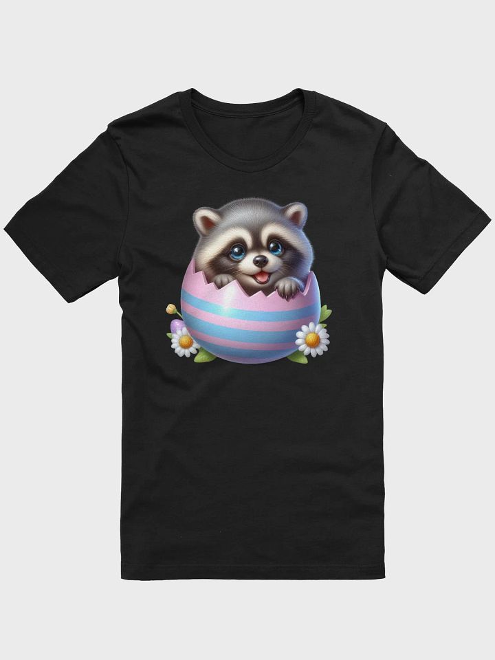 Raccoon Easter Egg - Adult T-Shirt product image (2)