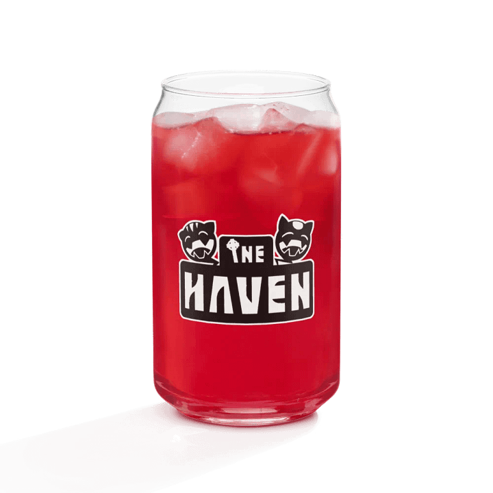 The Haven Logo Glass Can Shaped Cup product image (1)