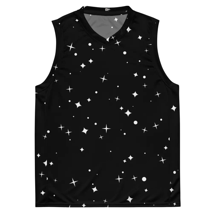 Starry Night All-Over Print Basketball Jersey product image (2)