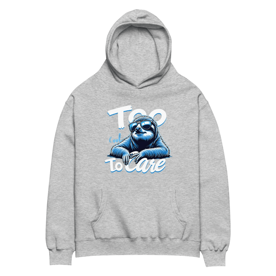 Chill Sloth Too Cool Oversized Hoodie product image (8)
