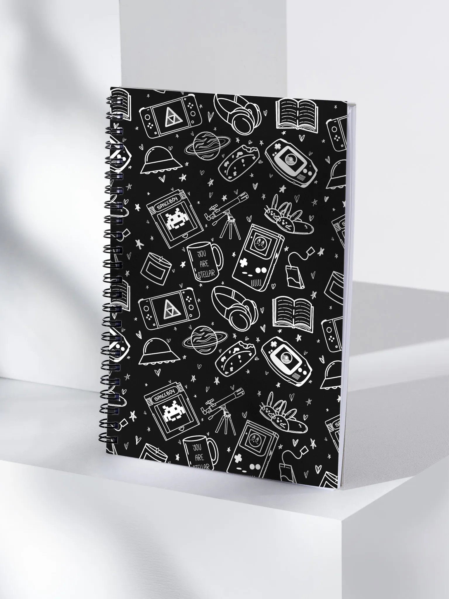 Doodle Spiral Notebook product image (4)