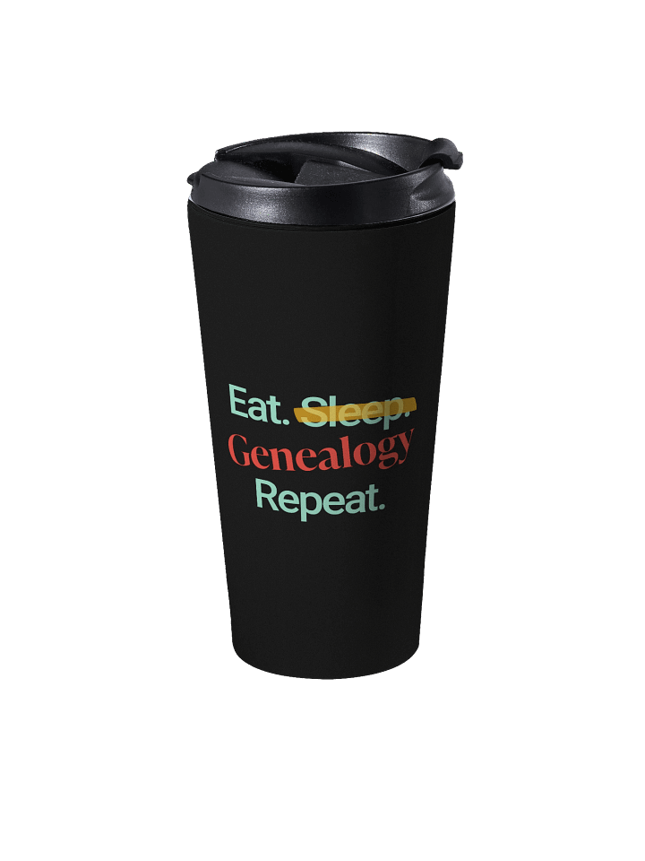 Eat Genealogy Repeat 15 oz insulated tumbler product image (2)