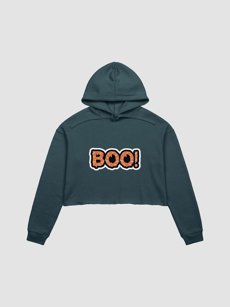 Midnight Cat Halloween Crop Hoodie