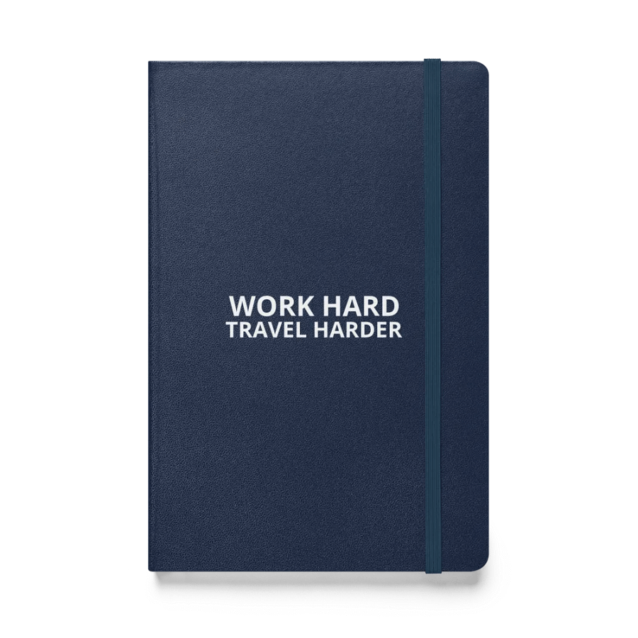 Work Hard, Travel Harder – Premium Notebook product image (3)