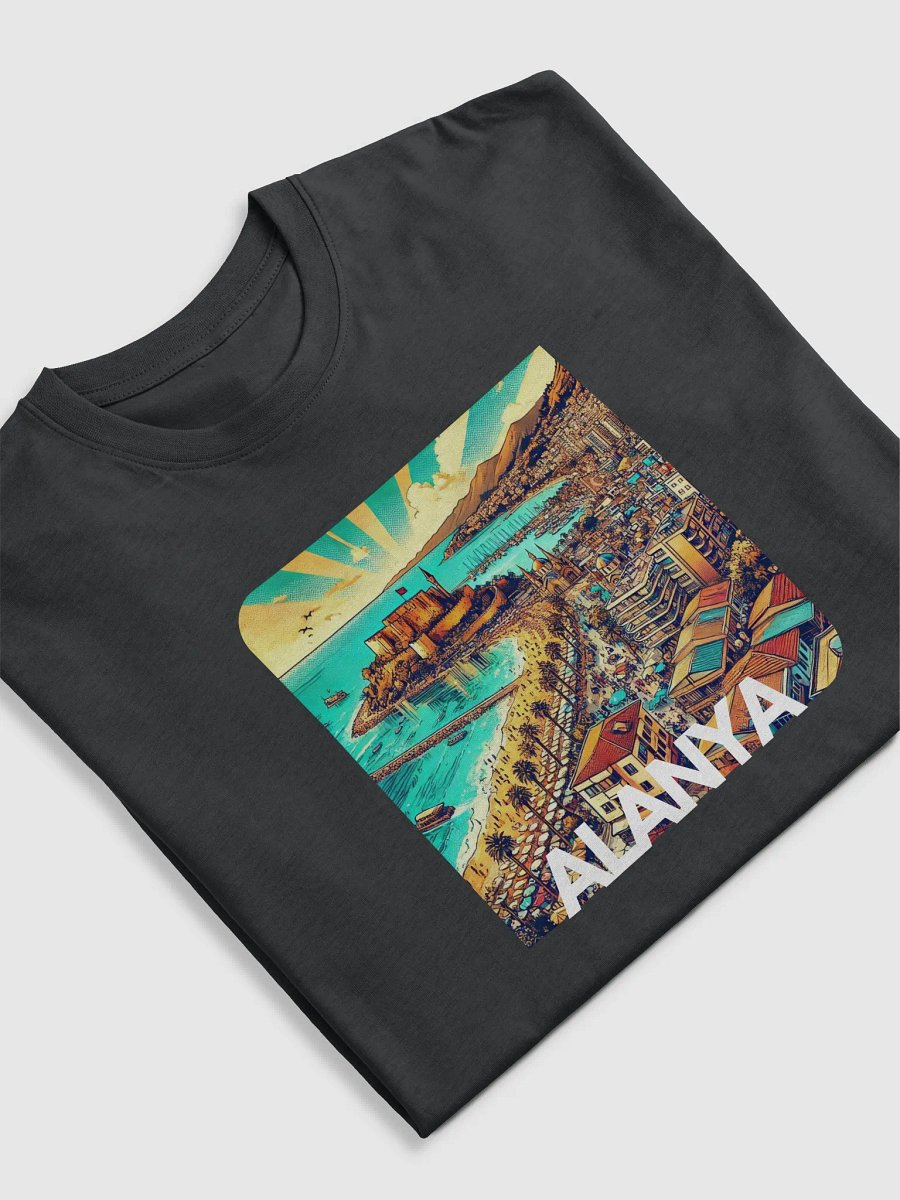 Cotton Heritage Men's Premium Heavyweight Tee | AI Design Alanya city product image (5)