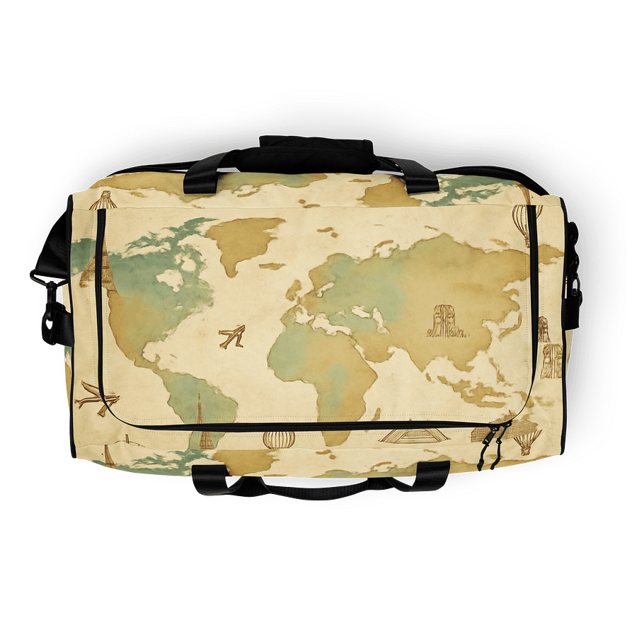 Best Selling - Wanderlust Map All-Over Print Duffle Bag product image (8)