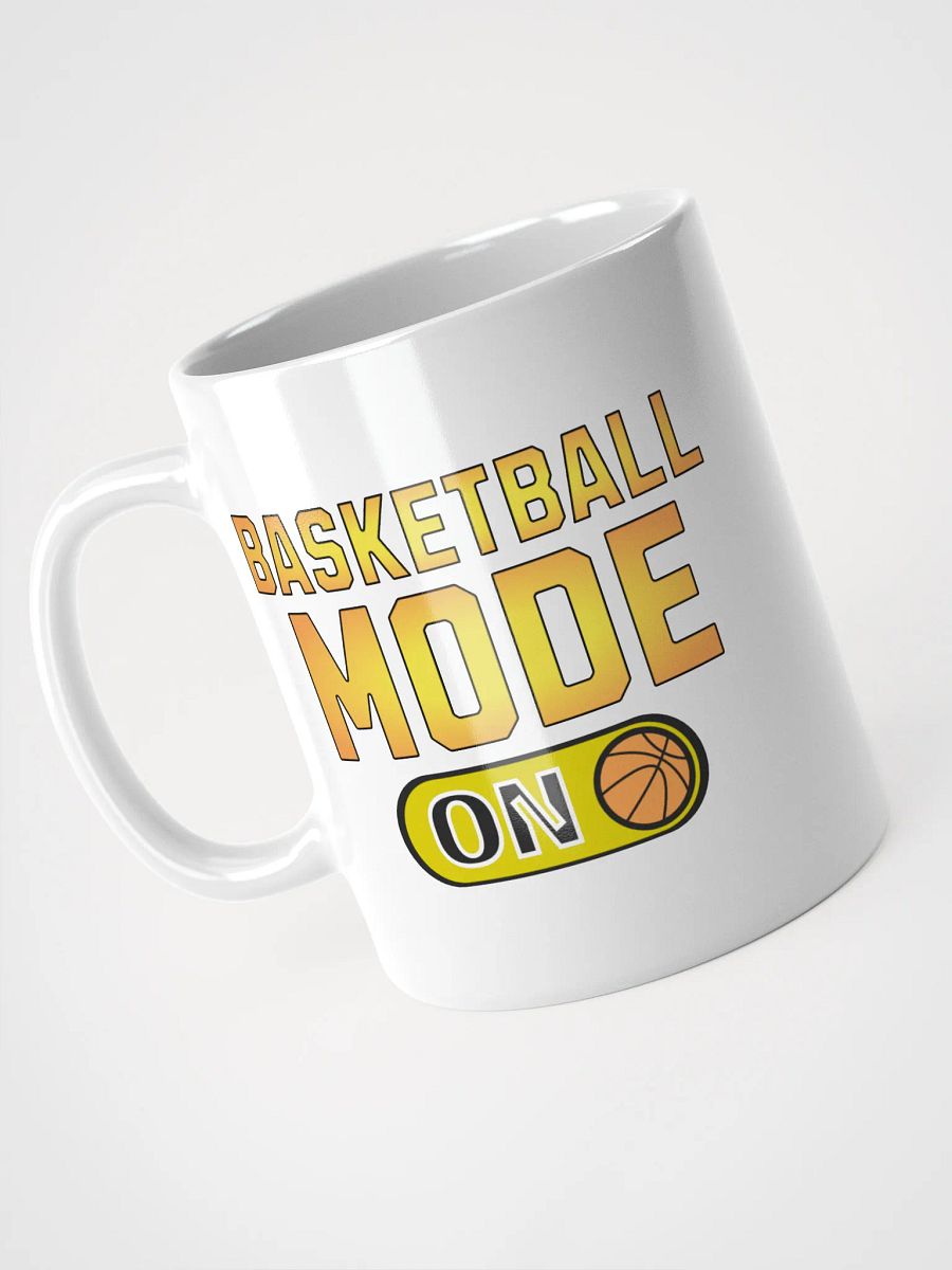 Basketball Mode On - White Glossy Mug product image (2)