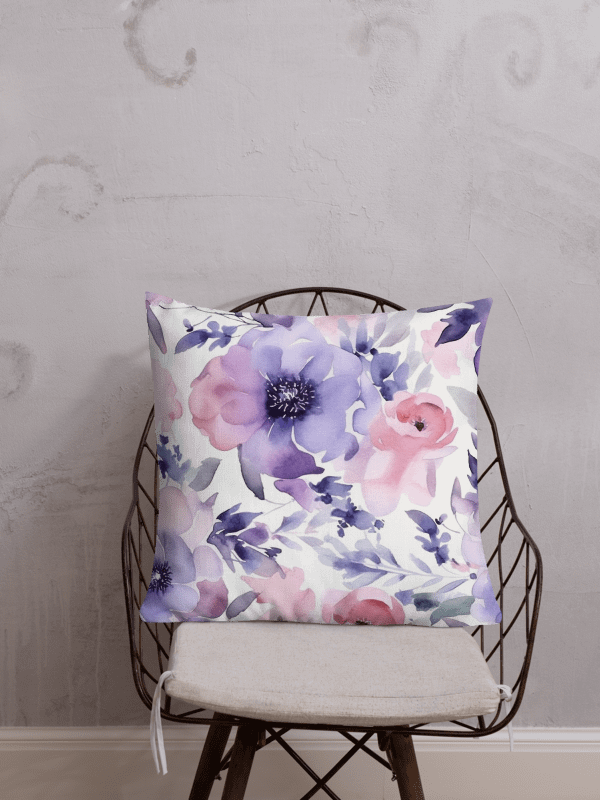 Pretty Pastel Petals: Decorative Pillow product image (3)