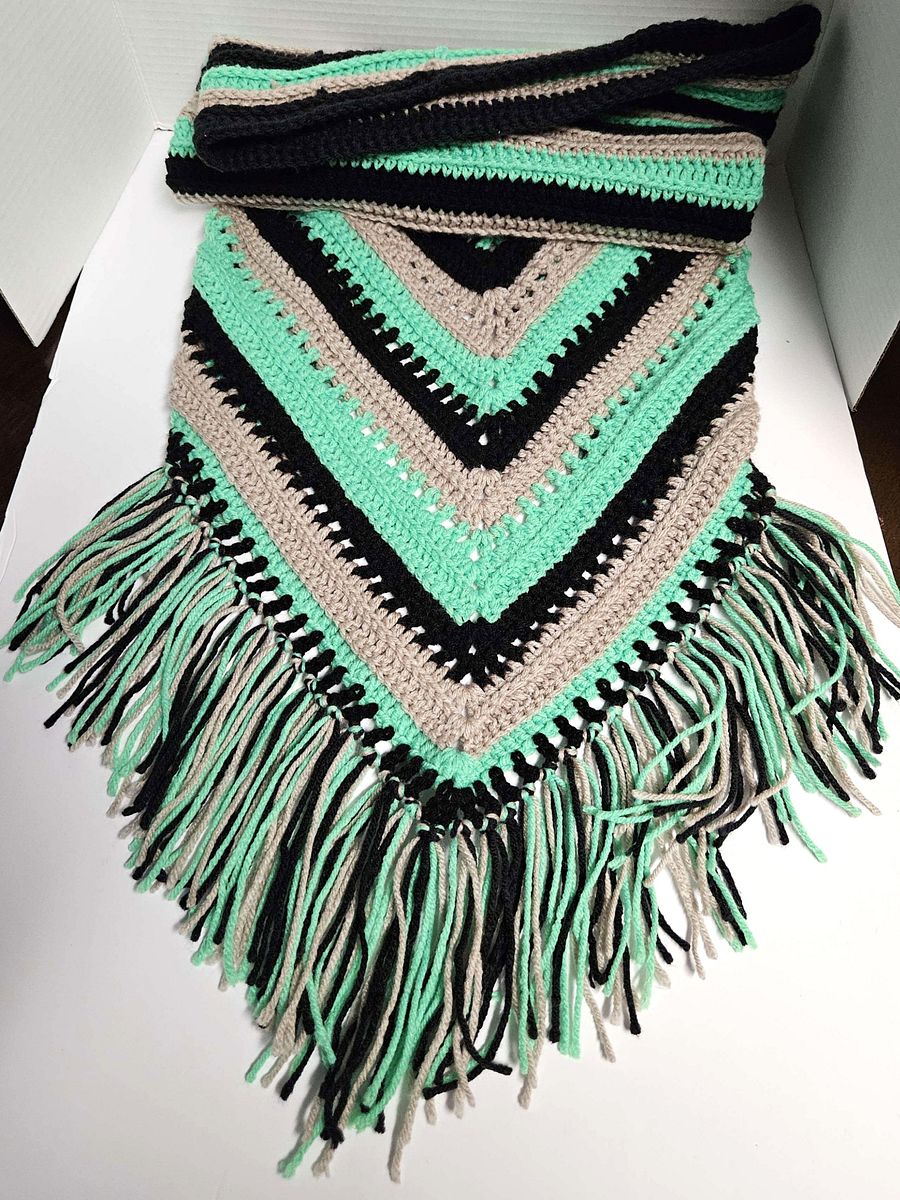 Crochet Wild Oleander Hooded Scarf product image (9)