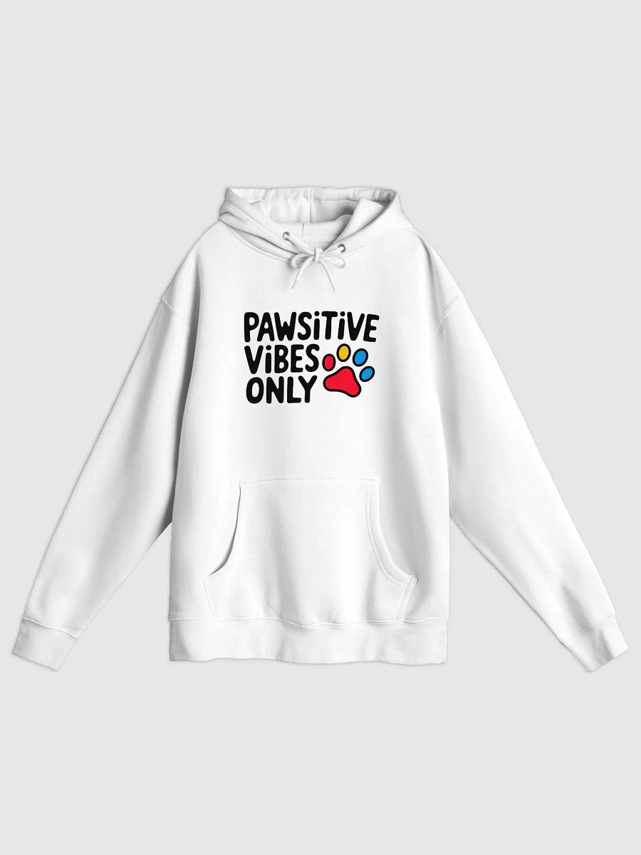 Pawsitive Vibes Only - Cheerful Dog Lover Pullover Hoodie product image (1)