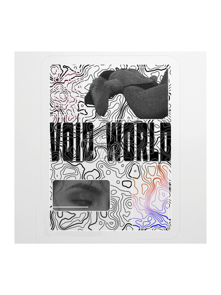 Shawty bruk she back n' bend over so, Void the World | Kiss-cut Sticker product image (1)