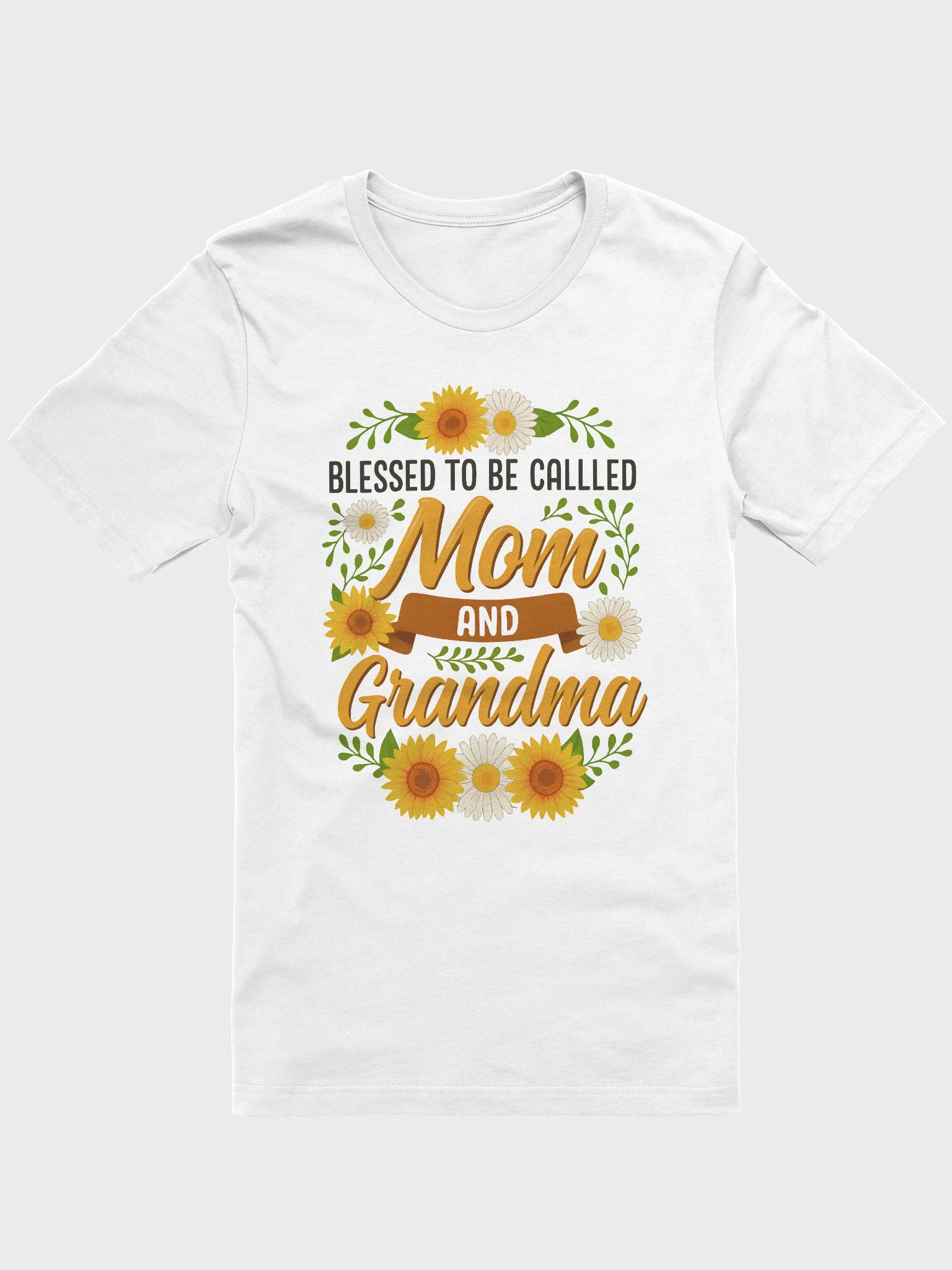 Blessed to Be Called Mom and Grandma Shirt - Floral Family Tee Gift product image (2)