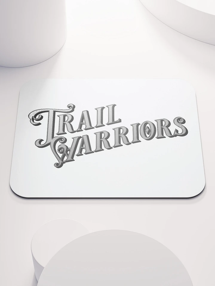 Black w/ Gradient Classic Trail Warriors Emblem Mouse Pad product image (1)