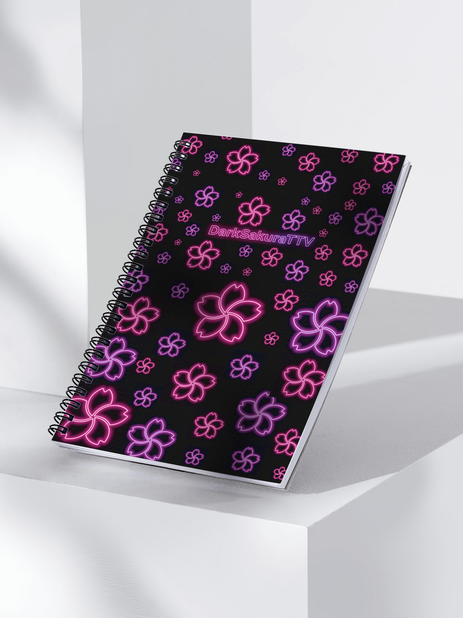 DarkSakuraTTV Neon Logo Notebook product image (3)