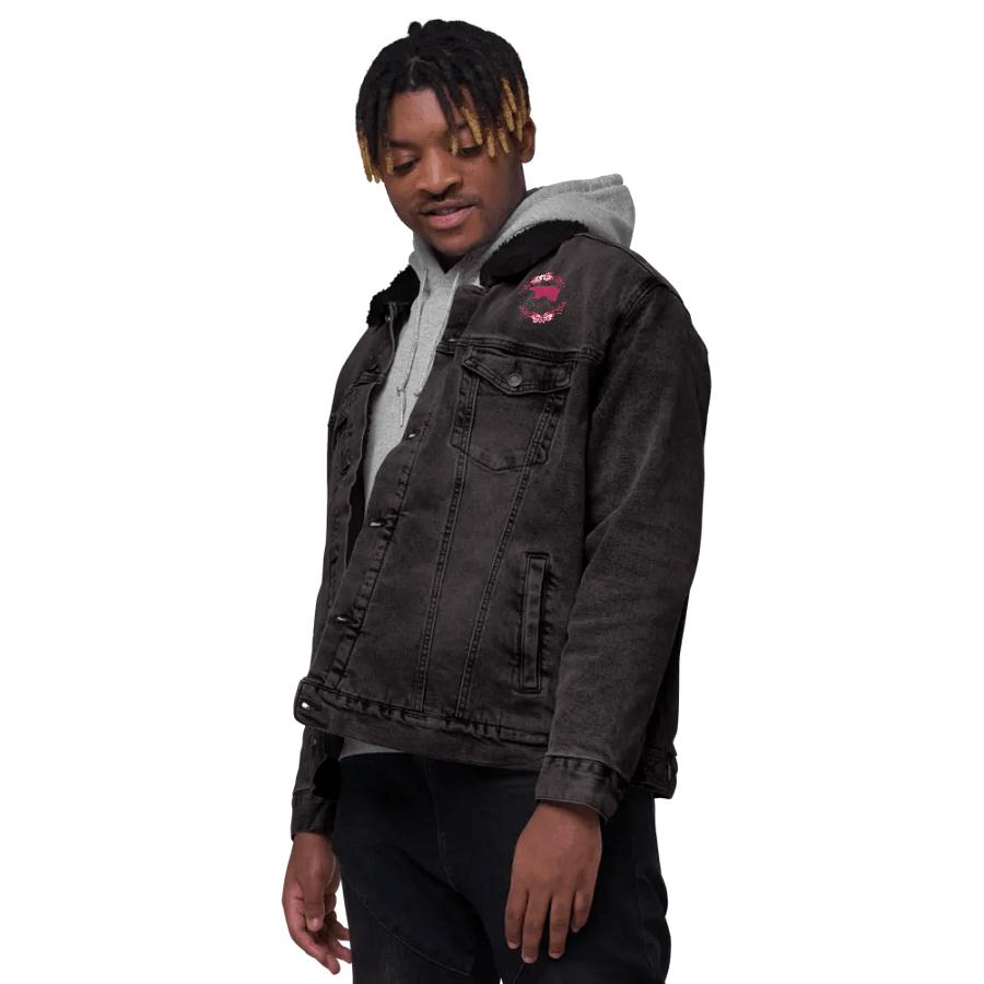 LizzyBear Unisex Sherpa Denim Jacket product image (8)