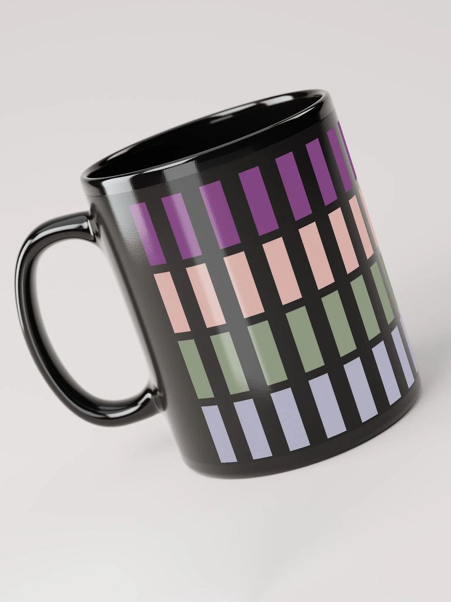 Contrasting Colores Rectangle Patterns Black Mug product image (12)