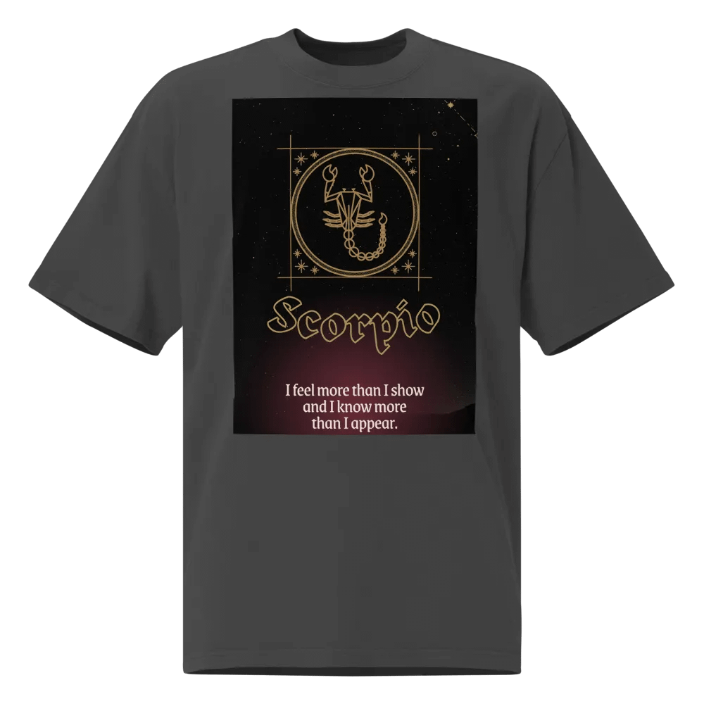 Scorpio Zodiac Oversized Tee product image (1)