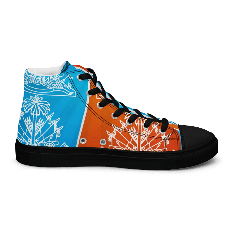 Haitian flag Men's High Tops product image (9)