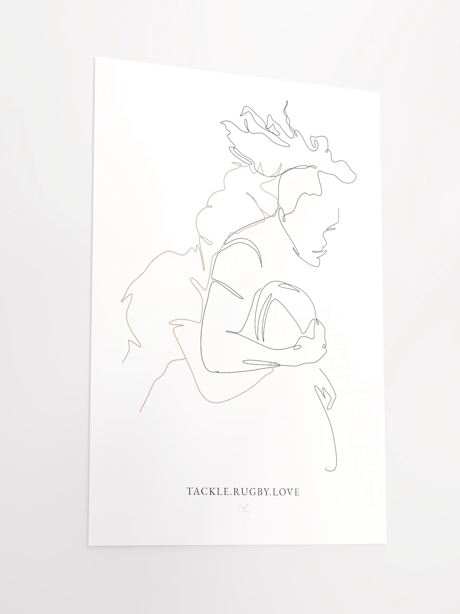 Women Rugby Tackling Poster product image (5)