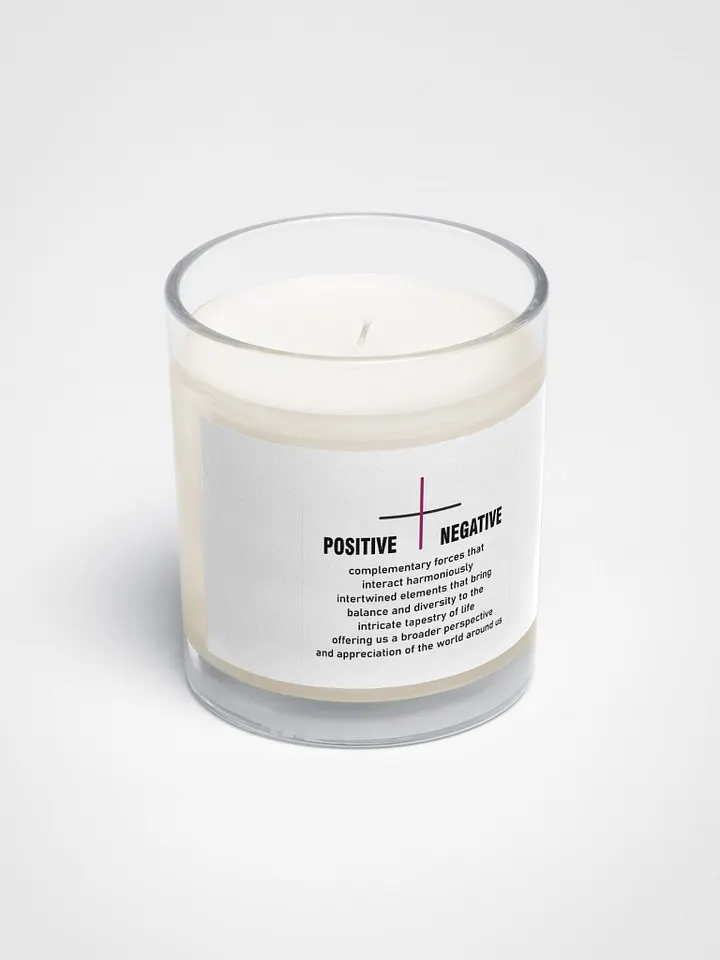 Positive and negative Candle product image (2)