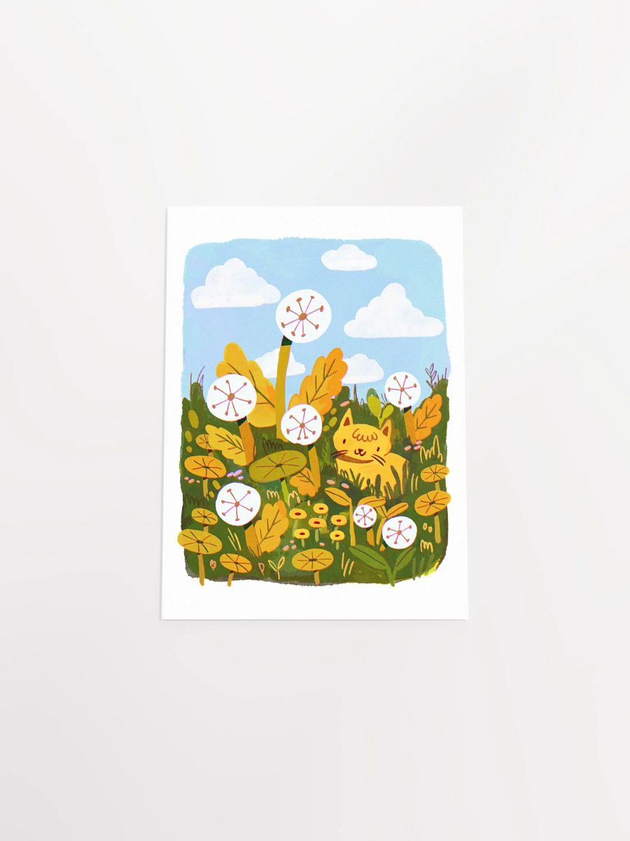 Dandelion Kitty Print product image (5)