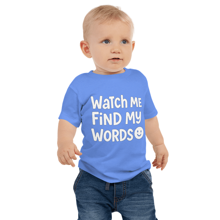 Playful Words Baby Tee product image (1)