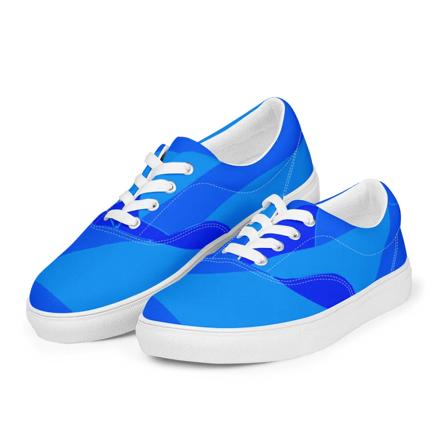 Fusion Blue Lace-Up Shoes product image (9)