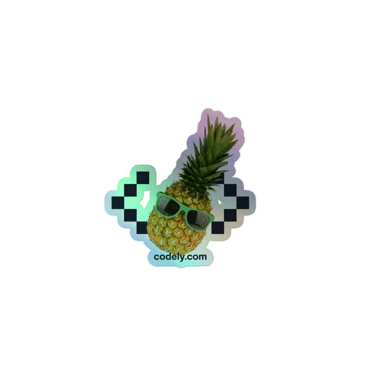 Pegatina Piña Holográfica product image (1)