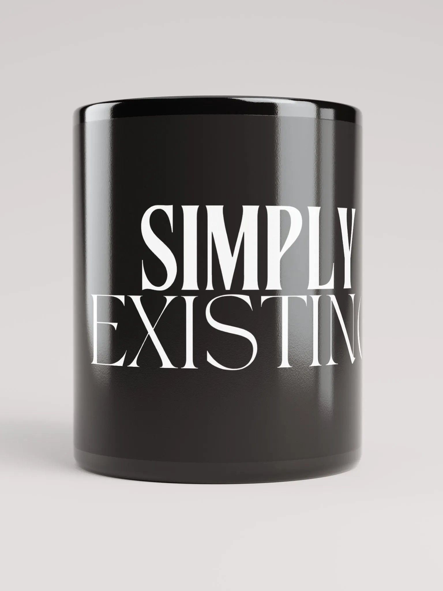 "SIMPLY EXISTING" MUG product image (1)