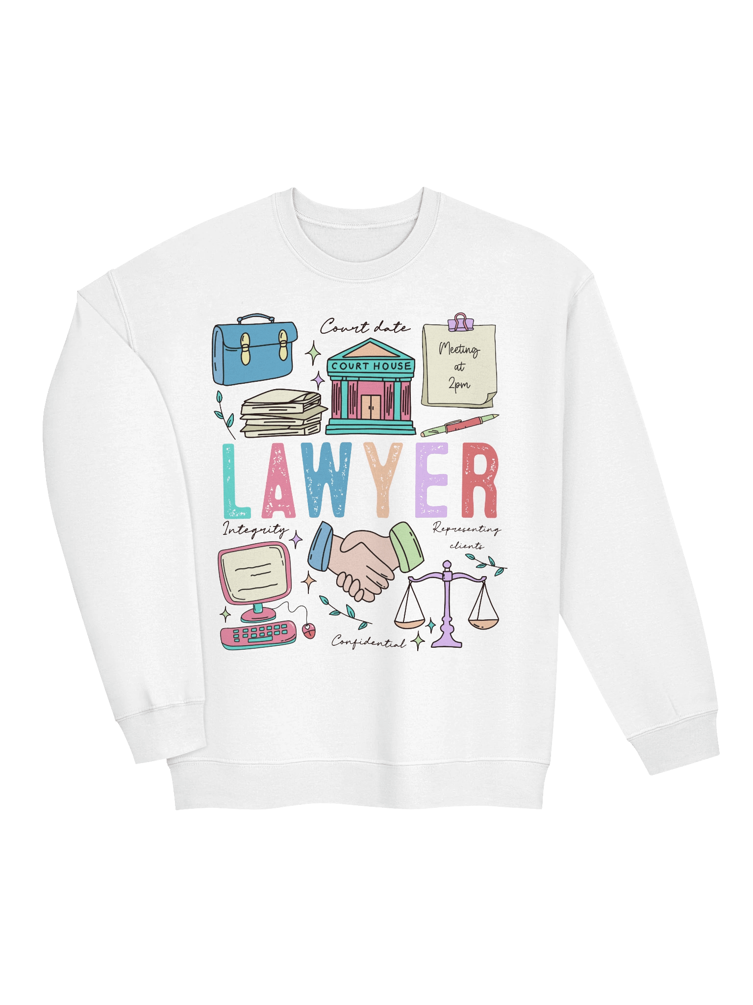 'Can't Talk, Doing Lawyer Stuff' Sweatshirt product image (23)