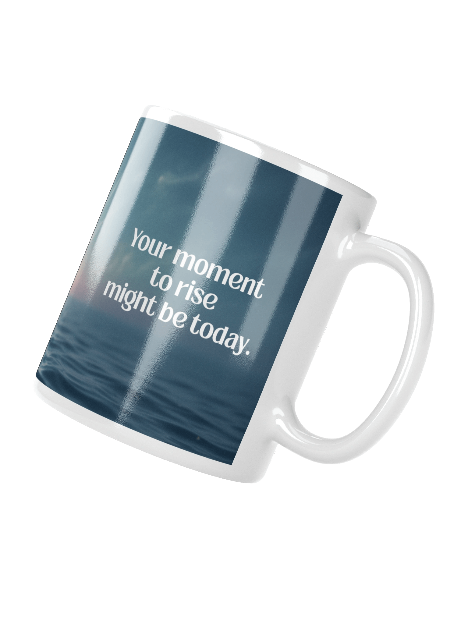 Moment to Rise Momentum Mug – Ocean Bloom product image (2)