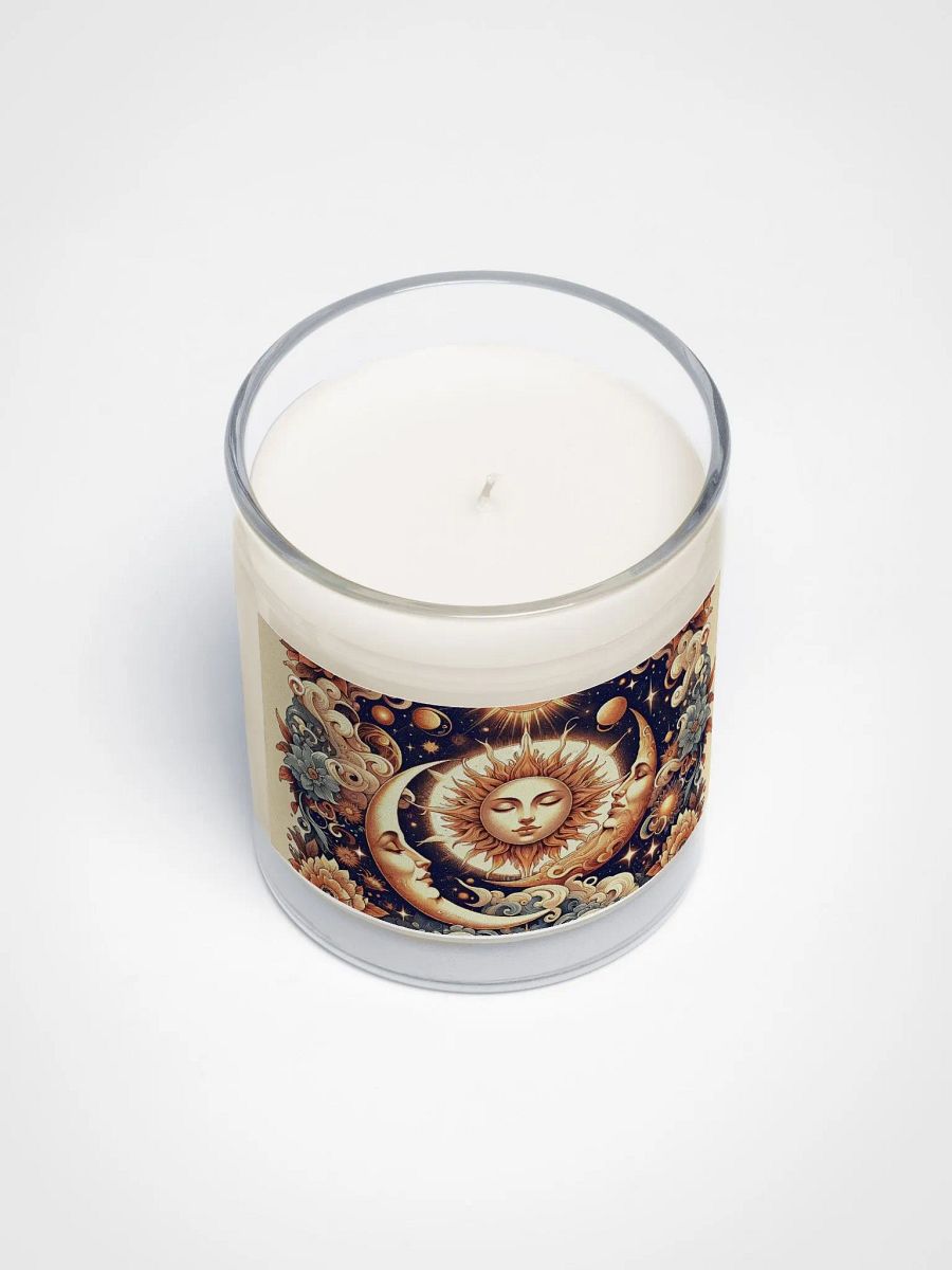 Soy Wax Candle In A Clear Glass Jar product image (3)