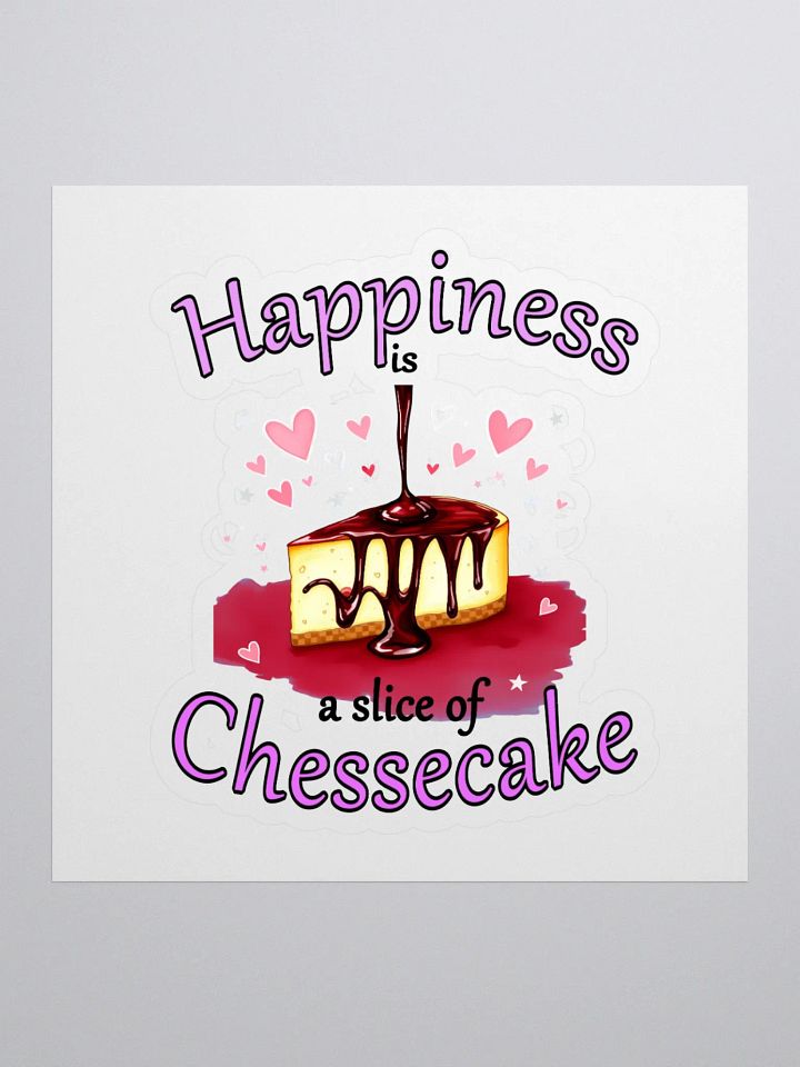Sweet Indulgence Cheesecake Sticker product image (1)