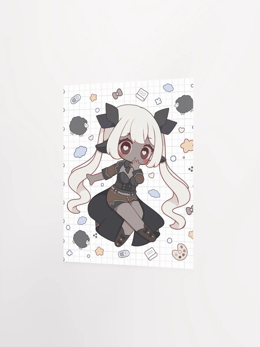 Lila Chibi Doodle Matte Poster product image (2)