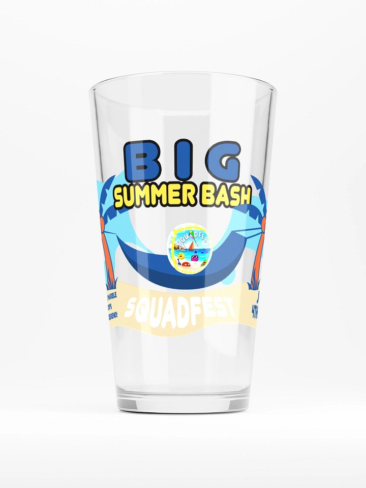 SQUAD FEST BIG SUMMER BASH PINT GLASS product image (1)