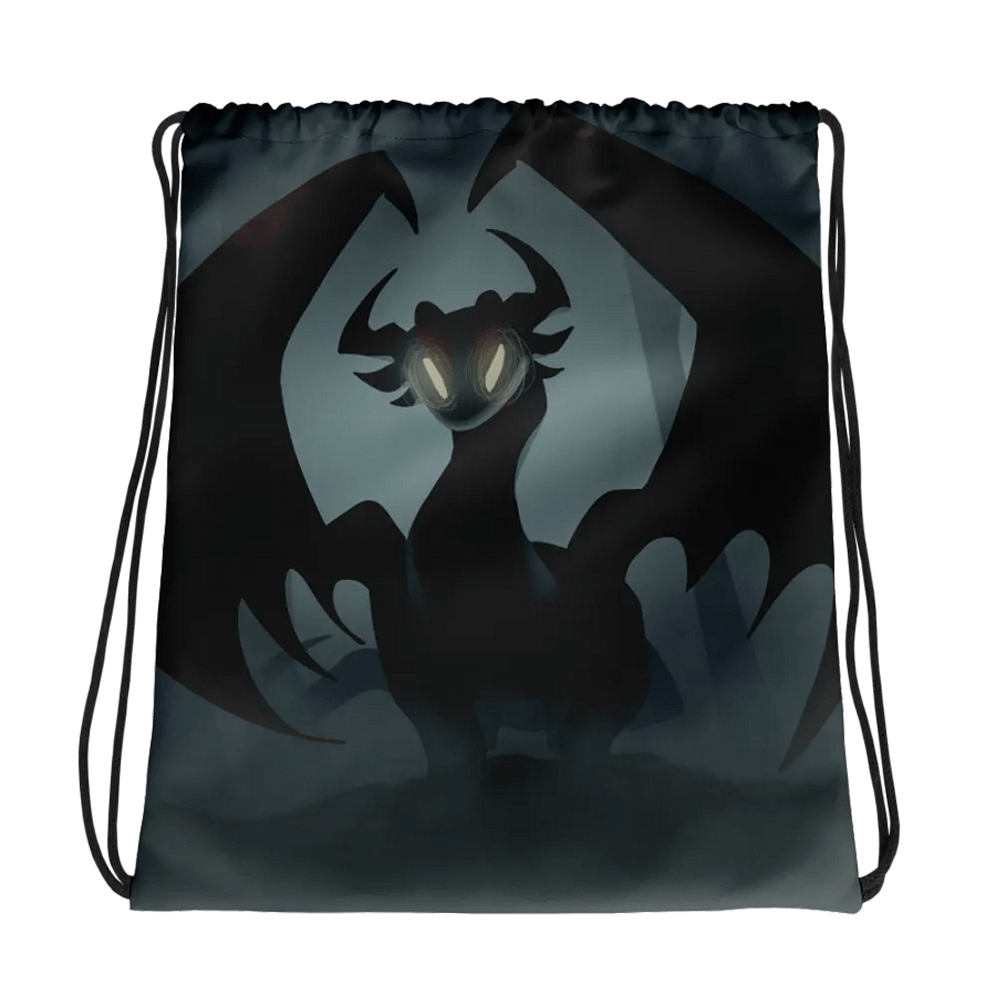 Spooky Dragon Drawstring Backpack product image (1)