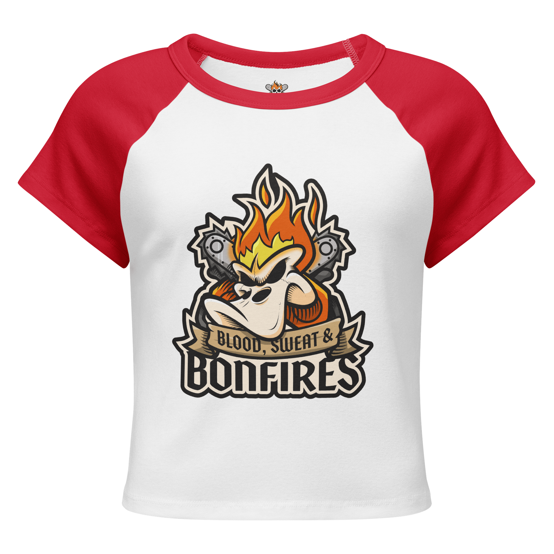 Flaming Duck – Quackling Raglan Tee product image (1)