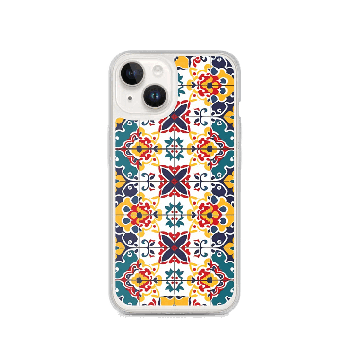 Talavera Tile Pattern iPhone® MagSafe® Clear Case product image (4)