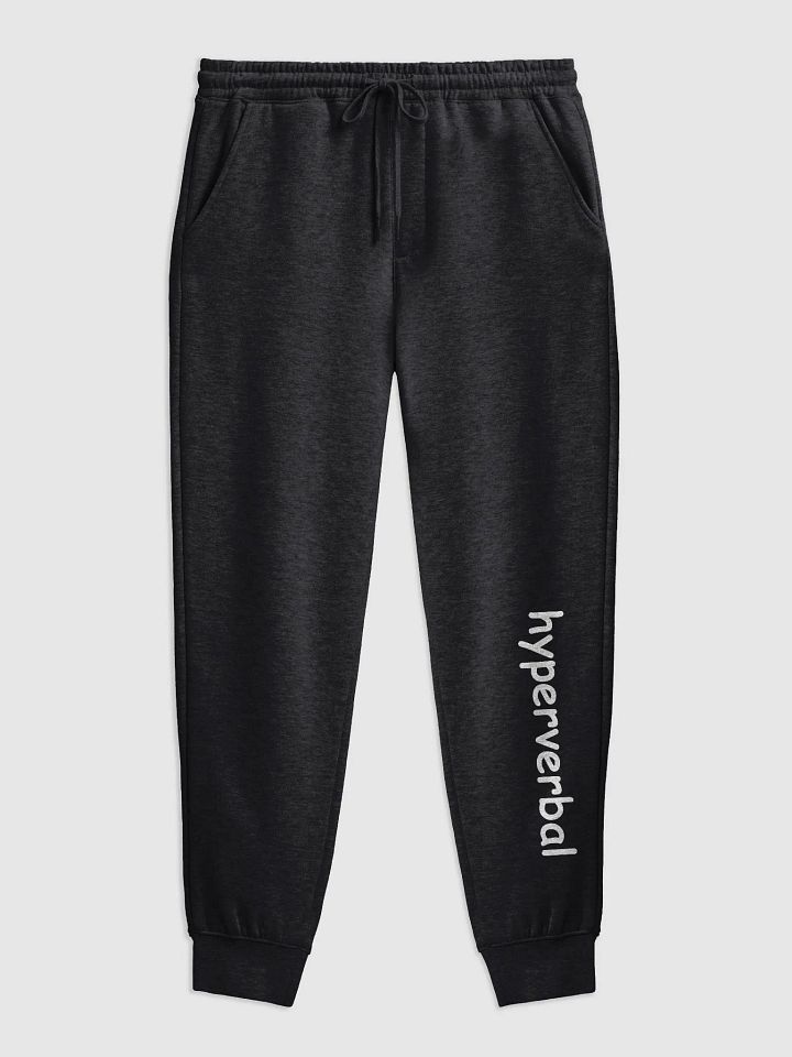 hyperverbal (comic sans) printed midweight joggers product image (1)