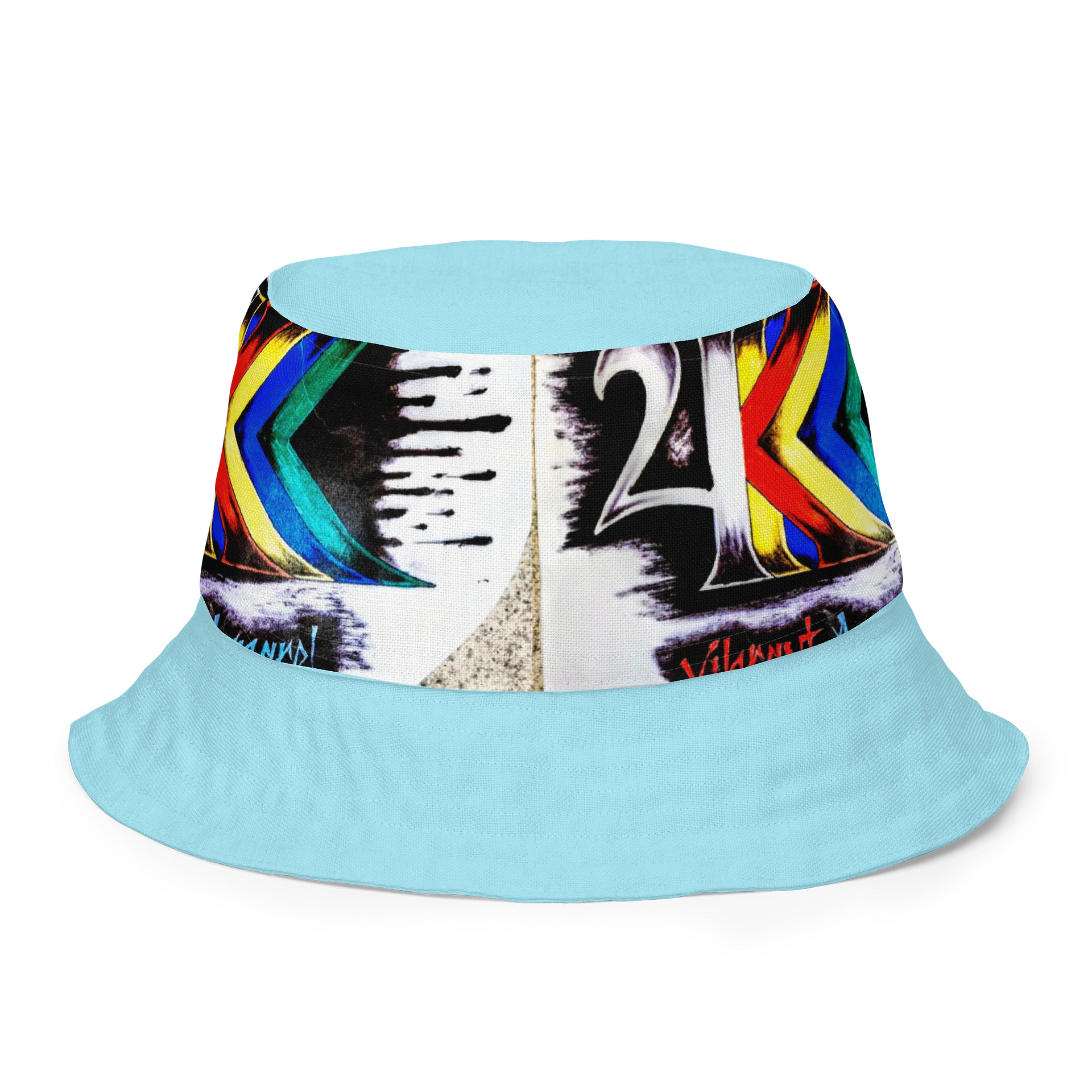 Da Culture 4K Bucket Hat Blizzard Blue product image (2)