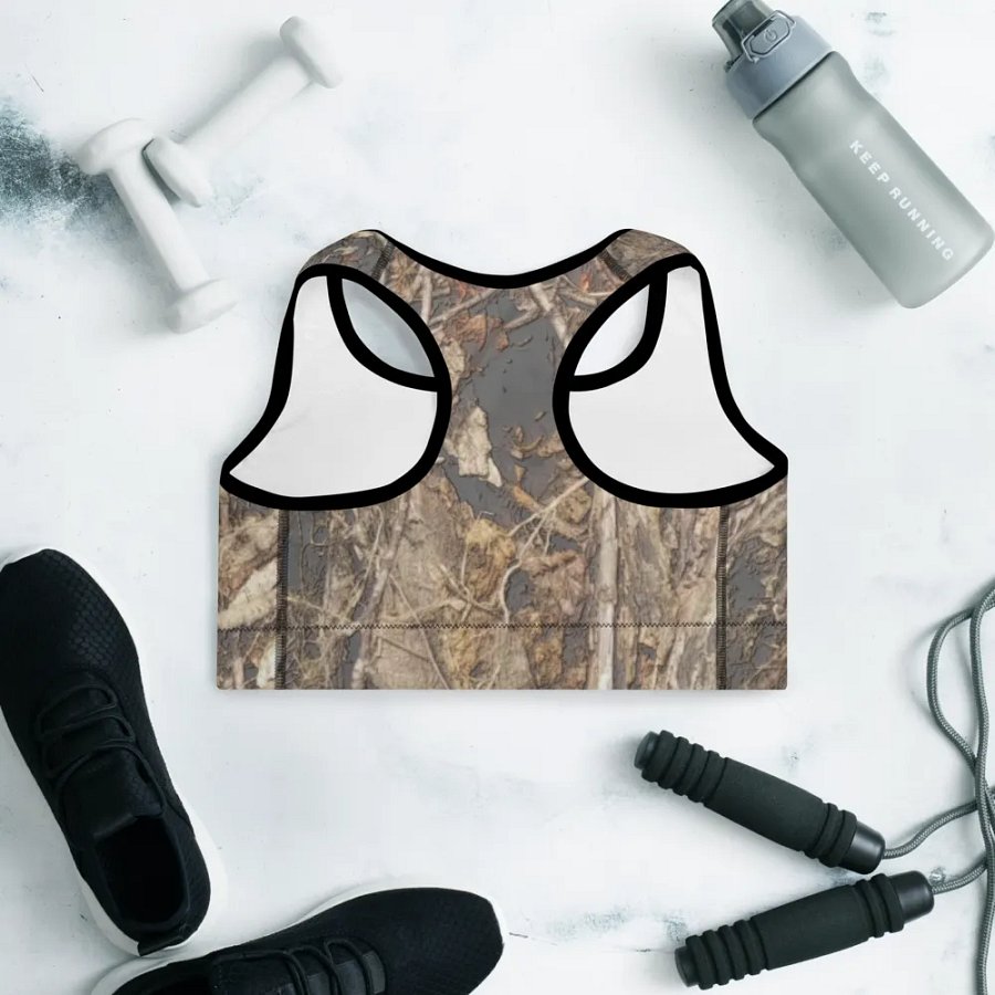 Padded Sports Bra - Dead Split - It Happennnns Camo product image (9)