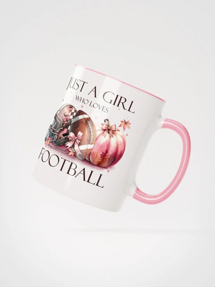 Just A Girl Who Loves Football Colored Mug product image (23)